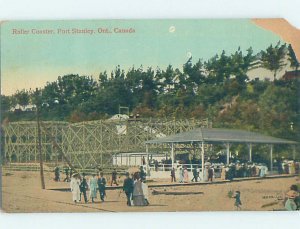 Pre-Chrome AMUSEMENT PARK Port Stanley - Near St. Thomas & London ON AH6662