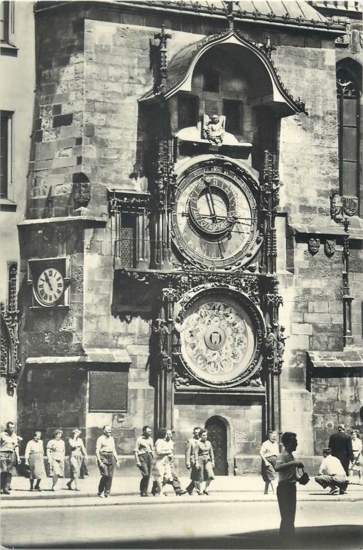 Postcard Czech Republic Prague Old Town Astronomical Clock