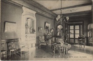 CPA CHALON-sur-SAONE - Pensionnat de Mlles Jolyet. Le Salon (121844)