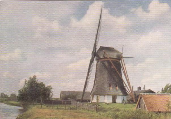 Watermill Watermolen Van De Naardermeerpolder Te Muiden