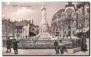 Old Postcard Place Grangier Dijon