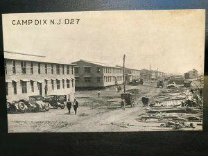 Vintage Postcard 1917 Camp Dix Construction N.J.D27 Trenton New Jersey