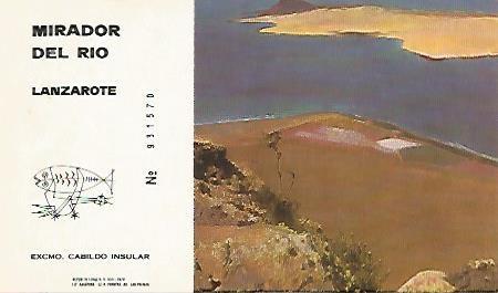 POSTAL 55858: LANZAROTE. Mirador del Rio