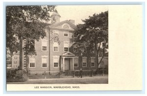 Lee Mansion Marblehead MA Massachusetts Postcard (BQ14)