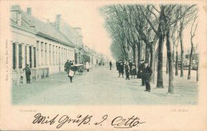 Netherlands Weststraat Den Helder Vintage Postcard 03.58