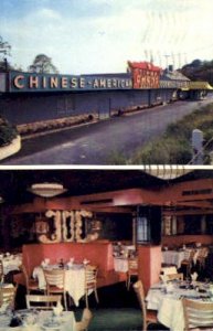 Tommy Chen's Casino, Mamaroneck, NY, USA Chinese Restaurant 1956 light crease...