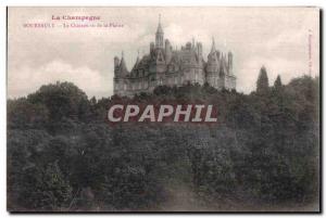 Old Postcard Champagne Chateau Boursault view of the Plain