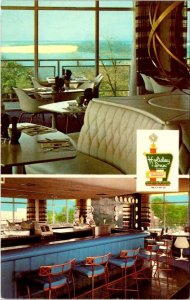 Memphis, TN Tennessee  HOLIDAY INN~RIVER BLUFF Restaurant/Bar  ROADSIDE Postcard