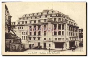 Old Postcard Paris Maison de la Mutualite