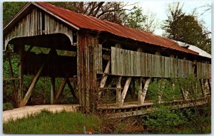 Postcard - Fox Hollow Covered Bridge - Elizabeth, Ohio