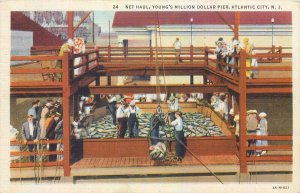 United States Net Haul Young's Million Dollar Pier Atlantic City New Jersey 1937 