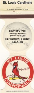 1984 St Louis Cardinals Matchcover, With Home Schedule Inside, Missouri/MO