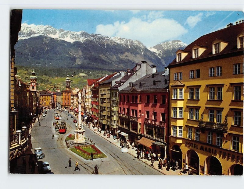 Postcard Maria Theresienstraße, Paradestraße im Alpengebiet Innsbruck, Austria