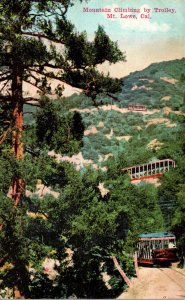 California Mt Lowe Mountain Climbing By Trolley