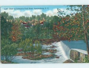 Pre-1952 DAM SCENE Spartanburg South Carolina SC G6529