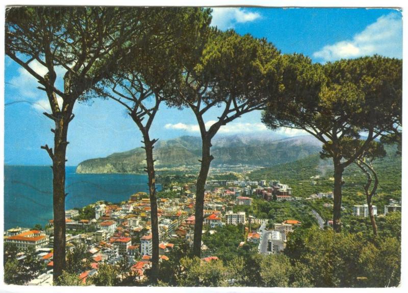 Italy, SORRENTO, Panorama, General View, used Postcard