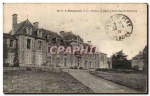 Postcard Old Thouars Chateau de Rigny Saint Leger de Montbrun