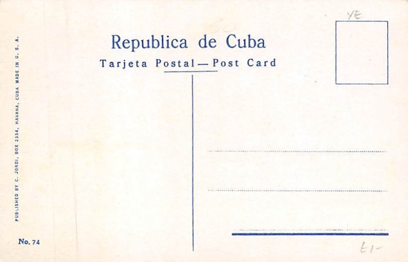 Capitol Building Opera House Havana Cuba Postcard