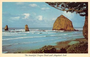 Oregon Coast, Haystack Rock Cannon Beach, Oregon OR