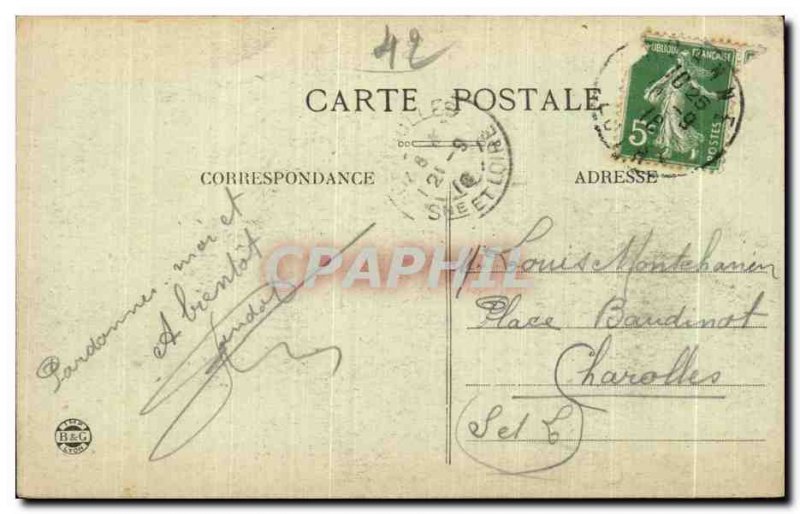 Old Postcard Roanne Theater