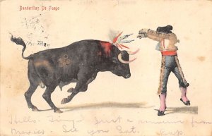 Banderillas De Fuego Tarjeta Postal Bullfighting Postal Used Unknown, Missing...