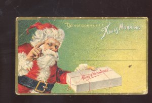 MERRY CHRISTMAS VERY OLD SANTA CLAUS VINTAGE POSTCARD PACKAGE 1905