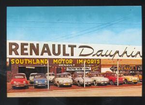 ST. LOUIS MISSOURI DAUPHIN RENAULT CAR DEALER ADVERTISING POSTCARD CARS MO.