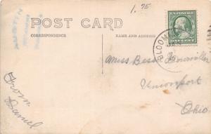 E84/ Bloomingdale Ohio RPPC Postcard Jefferson County c1910 Public School