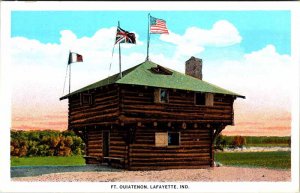 Postcard MILITARY SCENE Lafayette Indiana IN AL7509