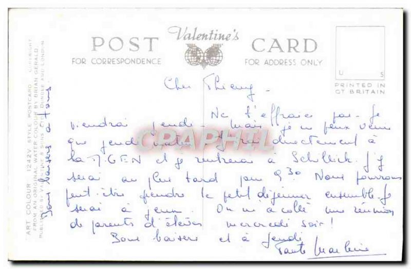 Postcard The Old Fisherman Digey St Ives