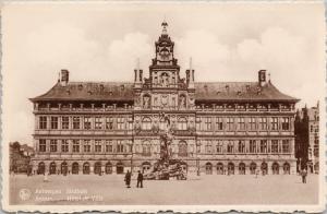 Anvers Hotel de Ville Antwerpen Belgium Unused Vintage Postcard D73