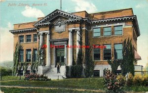 IL, Aurora, Illinois, Public Library Building, Exterior View, 1910 PM,No 2521779