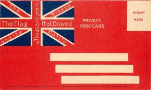 c1898 Postcard; Canada Patriotic Union Jack, The Flag that Braved, Unposted