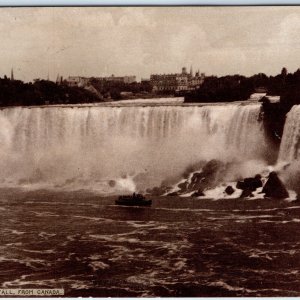 c1890s C.I Hood Photos of World Niagara Falls Trade Card Medicine Advertising 3M