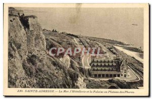 Old Postcard Sainte Adresse Sea Hotellerie and Cliff Plateau des Phares