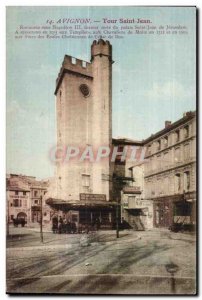 Old Postcard Avignon Tour Saint John