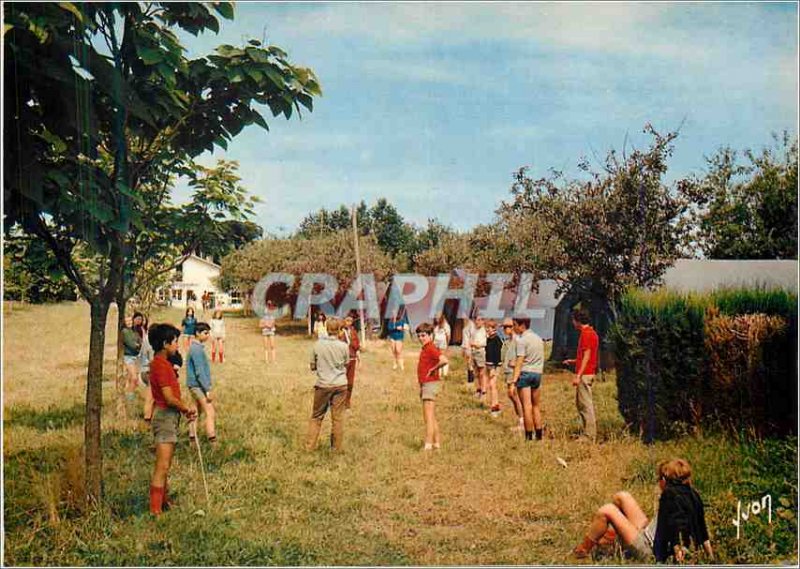 Old Postcard Tarnos (Landes) EC of the Holiday Center RATP Blades