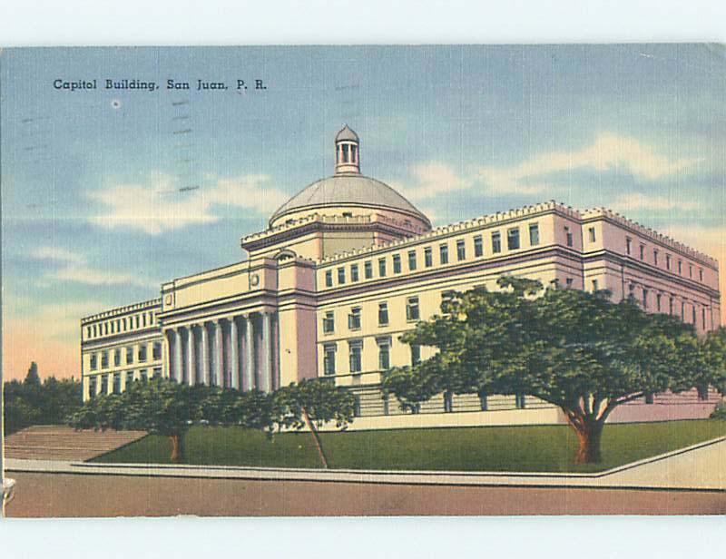 Linen CAPITOL BUILDING San Juan Puerto Rico PR Q9659