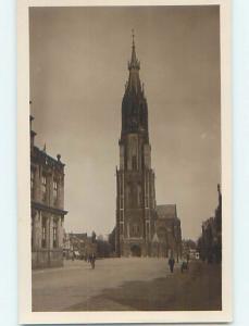 old rppc BUILDINGS AND CLOCK TOWER Delft - South Holland Netherlands HM1514