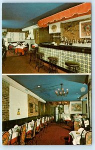 NEW YORK CITY, NY ~ Mexican Restaurant FONDA LA PALOMA 1960s-70s Postcard