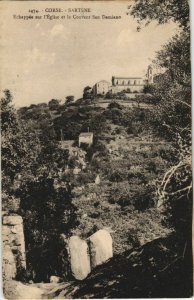 CPA Sartene Echappee sur l'Eglise&Couvent San Damiano CORSICA (1078028)