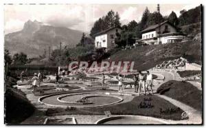 Old Postcard St Gervais Les Bains Miniature Golf