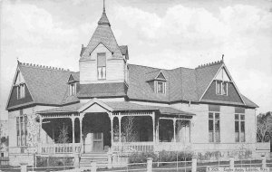 Eagle Aerie Laramie Wyoming 1910c postcard