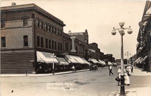 G13/ Perry Iowa RPPC Postcard c1910 Second Avenue Stores Bailey Clothes