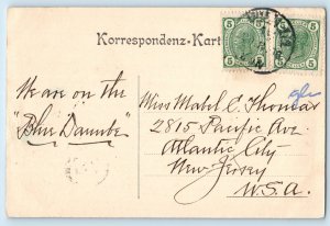 Vienna Austria Postcard Hotel Kahlenberg View from Afar c1910 Antique Posted