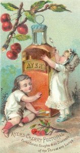 1880's Lovely Quack Medicine Victorian Trade Cards Lot of 5 #2 P57