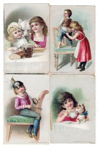 SET/9*ROYAL TAILORS*CHICAGO*WARDS BROS LITHOS*COLUMBUS OH*VICTORIAN TRADE CARDS