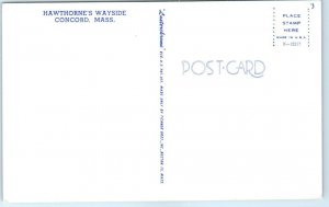 Postcard - Hawthorne's Wayside - Concord, Massachusetts 