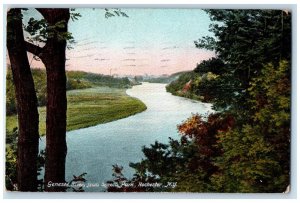 1907 Genesee River from Seneca Park Rochester New York NY Postcard