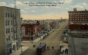 Central Ave. in Great Falls, Montana